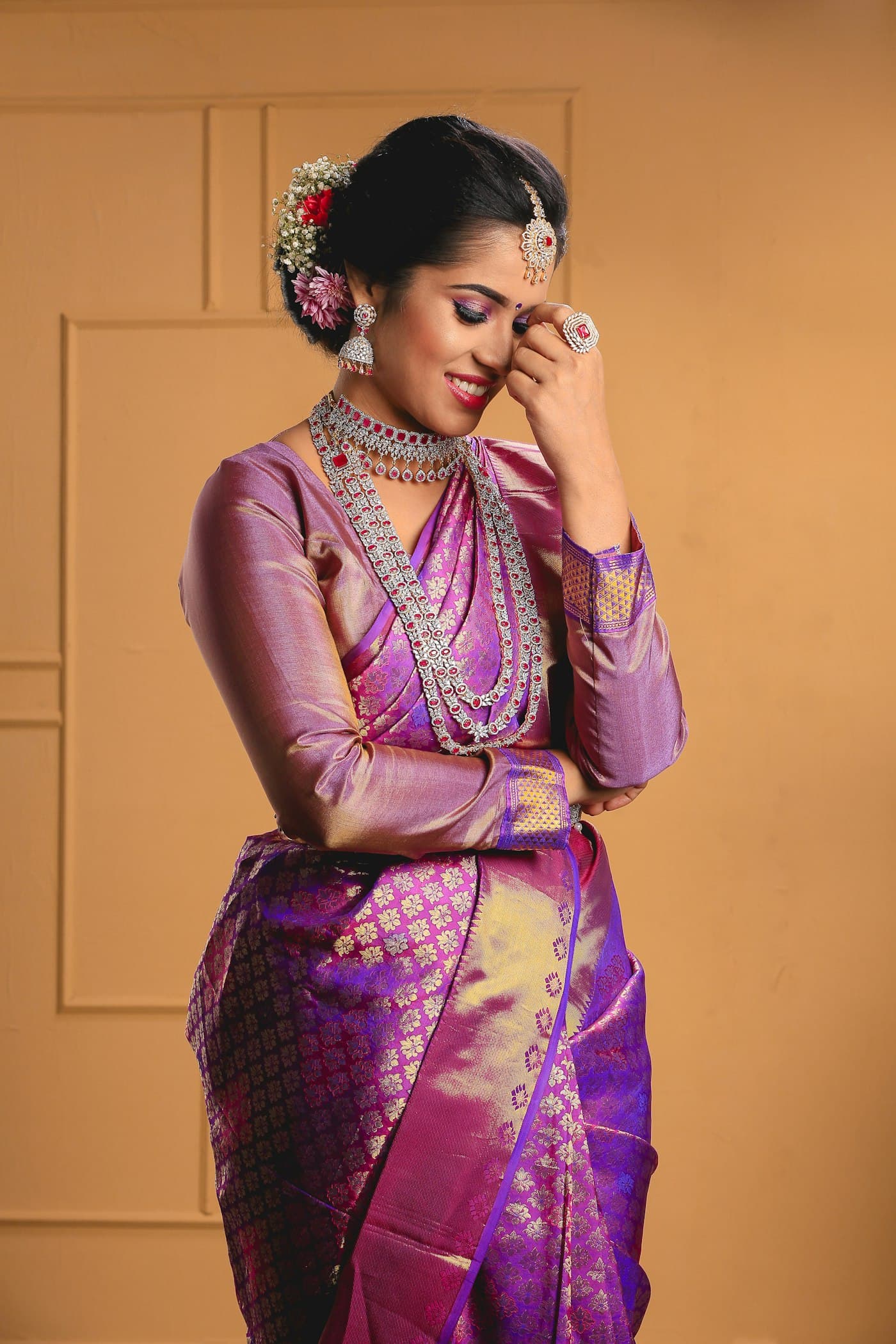 Royal Purple Banarasi Saree