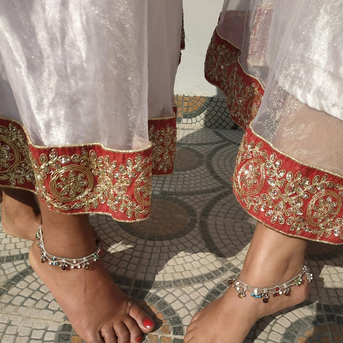 Ghungroo Silver Payal (Pair)