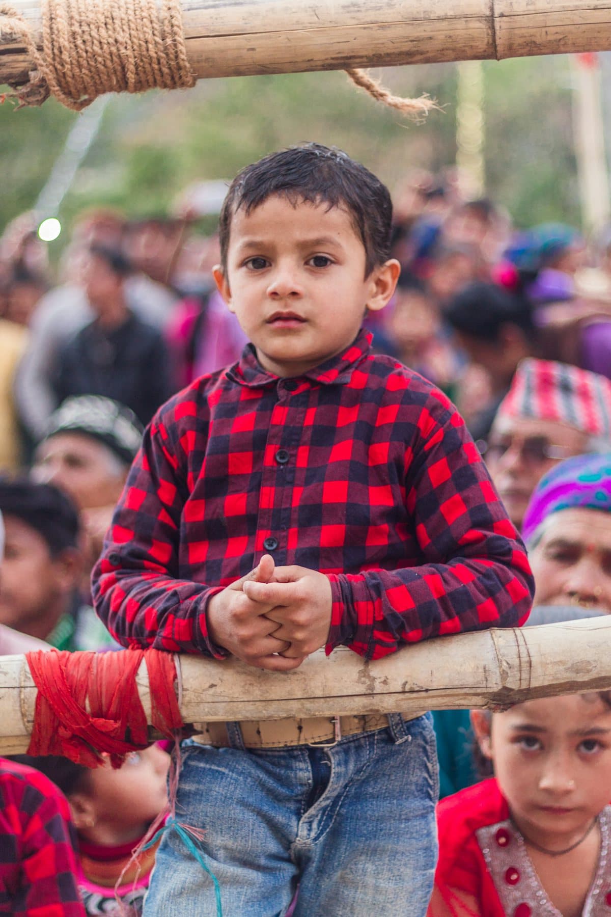 Boys Cotton Check Shirt